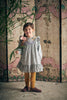 Louise Misha Cream Retro Pansy Dress Lara Printed Cotton Voile - Macaroni Kids