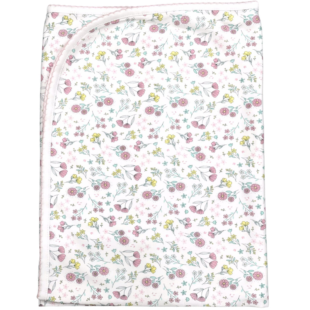 Lyda Baby Spring Flowers Baby Blanket - Girl - Macaroni Kids