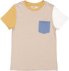 Marmar Color Block Llama Tshirt Ted - Macaroni Kids