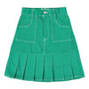 Mini Nod Pleated Skirt Green - Macaroni Kids
