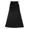 Mini Nod Silk Rope Maxi Dress Long Black/Pink WITH Shirt - Macaroni Kids