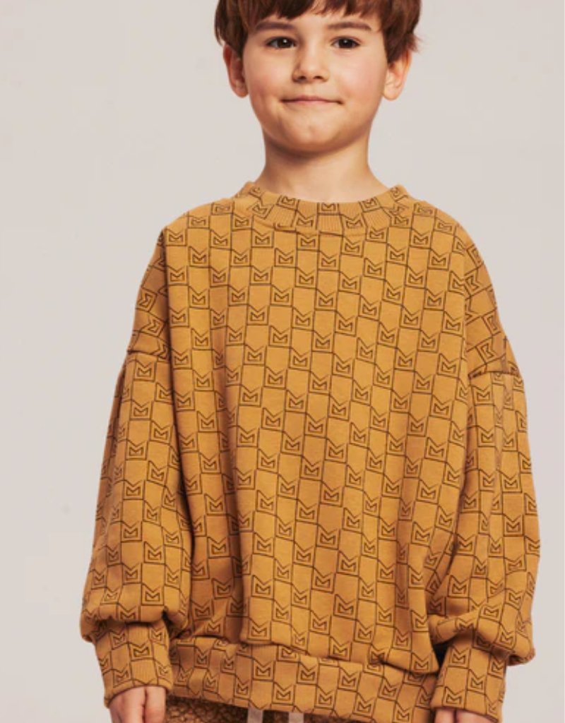 Minikid Monogram Toffi Sweatshirt - Macaroni Kids