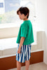 Momohanipopo Multi Paint T-Shirt Green - Macaroni Kids