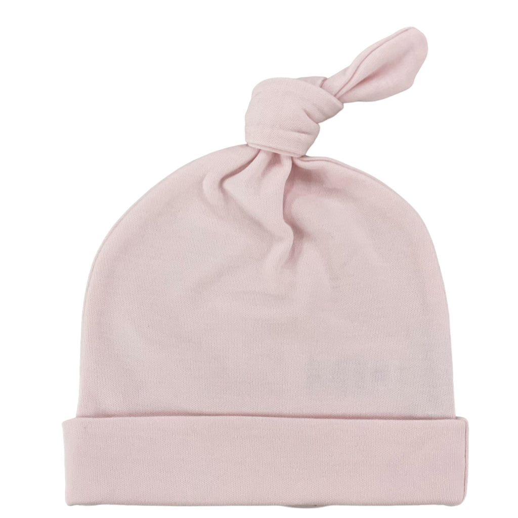 Noomie Llc Baby Pink Hat for Peaches Set - Macaroni Kids