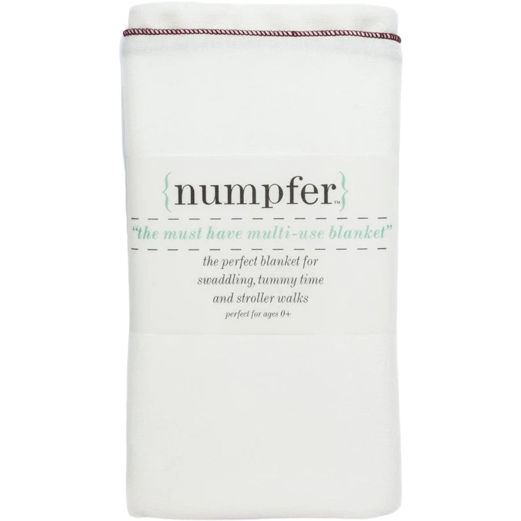 Numpfer 'The Must Have Multi-Use Blanket' - Burgundy Stitch Trim - Macaroni Kids