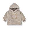 One More In The Family Guido Taupe Jacket - Macaroni Kids