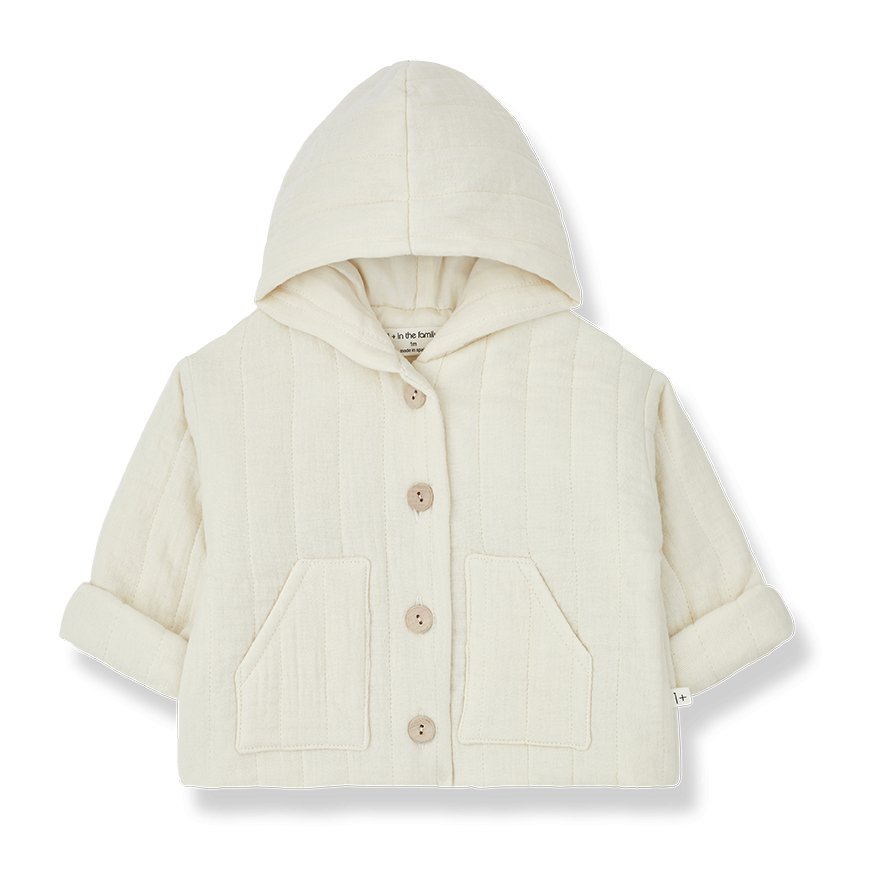 One more in the Family Ivory Domenico Jacket - Macaroni Kids