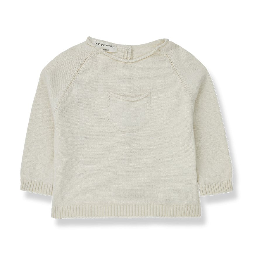 One More In The Family Lenon Organic Knit Sweater - Macaroni Kids