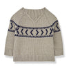 One More In The Family Mieke Taupe Sweater - Macaroni Kids