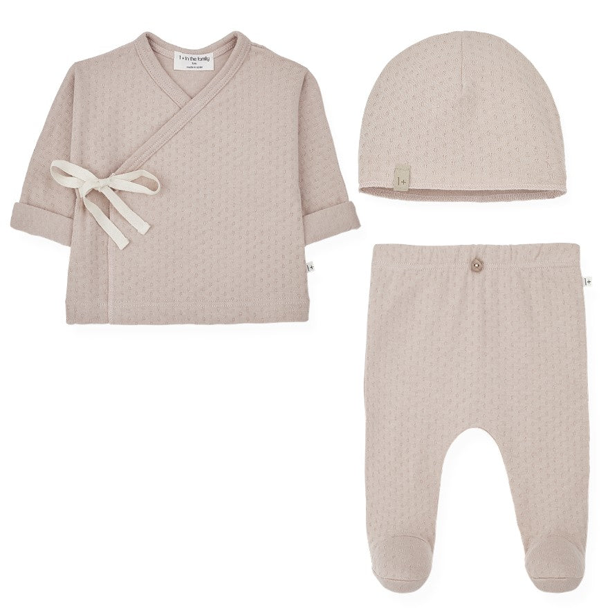 One more in the Family Pink Giotto / Naina Wrap with Leggings and HAT - Macaroni Kids