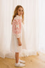 Petite Amalie Embroidered Sleeve Linen Smocked Dress - Macaroni Kids
