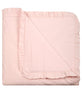 Pink with Embroidery and Logo Print Blanket - Macaroni Kids