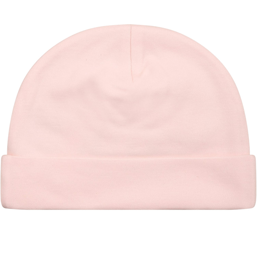 Pink with Logo Embroidery Hat - Macaroni Kids