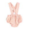 Piupiuchick Light Pink w/ Animal Print Baby Bloomers W/ Strap - Macaroni Kids