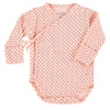 Piupiuchick Newborn Bodysuit - Pink w Hearts - Macaroni Kids