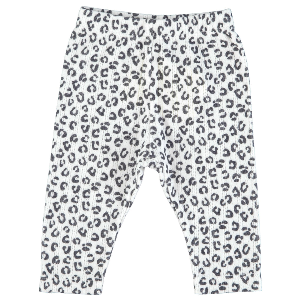 Piupiuchick Newborn leggings - Ecrun Animal Print | Macaroni Kids