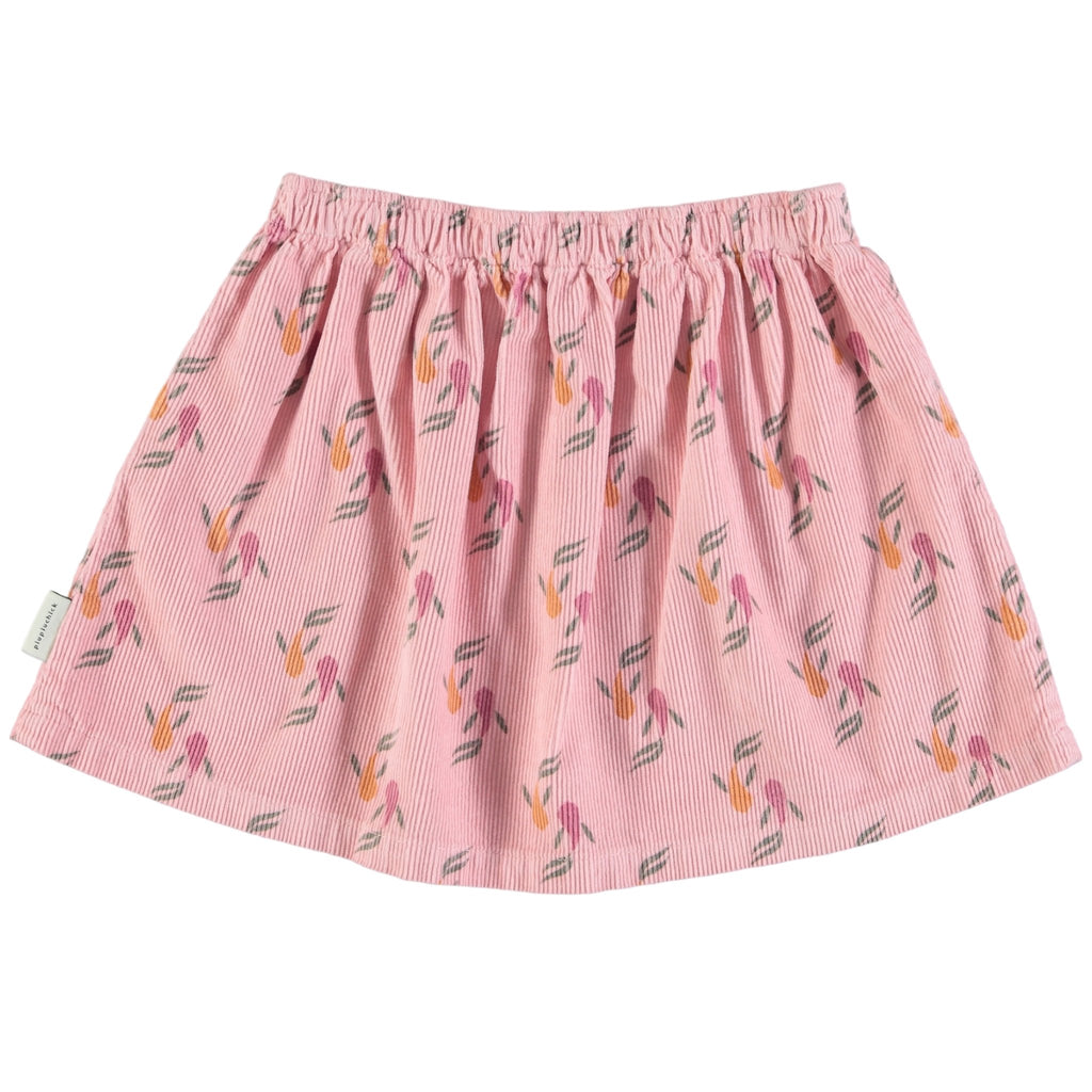 Piupiuchick Pink Corderoy Skirt-Pink w Fish - Short & Longer Length - Macaroni Kids