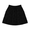 Retrokid Black Velour Waisted Flare Skirt - Macaroni Kids
