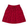 Retrokid Raspberry Velour Waisted Flare Skirt - Macaroni Kids