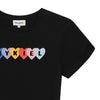 Sonia Rykiel Enfant Black Ss Logo Dress - Macaroni Kids