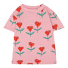 The Campamento Pink Tulips Allover Baby Rib Tshirt - Macaroni Kids