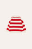 The Campamento Red Red Stripes Baby Cardigan - Macaroni Kids
