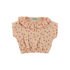 Tocoto Vintage Baby Short Sleeve Blouse With Hearts Print with Bloomer Set - Macaroni Kids
