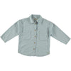 Tocoto Vintage Blue Kid Long Sleeve Shirt With Shirt Collar With Pockets - Macaroni Kids