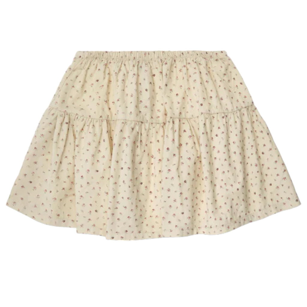 Tocoto Vintage Floral micro corduroy mini skirt - Macaroni Kids