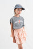 Tocoto Vintage Heart Print Short Skirt - Macaroni Kids