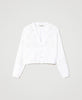 Twinset White Cardigan - Macaroni Kids